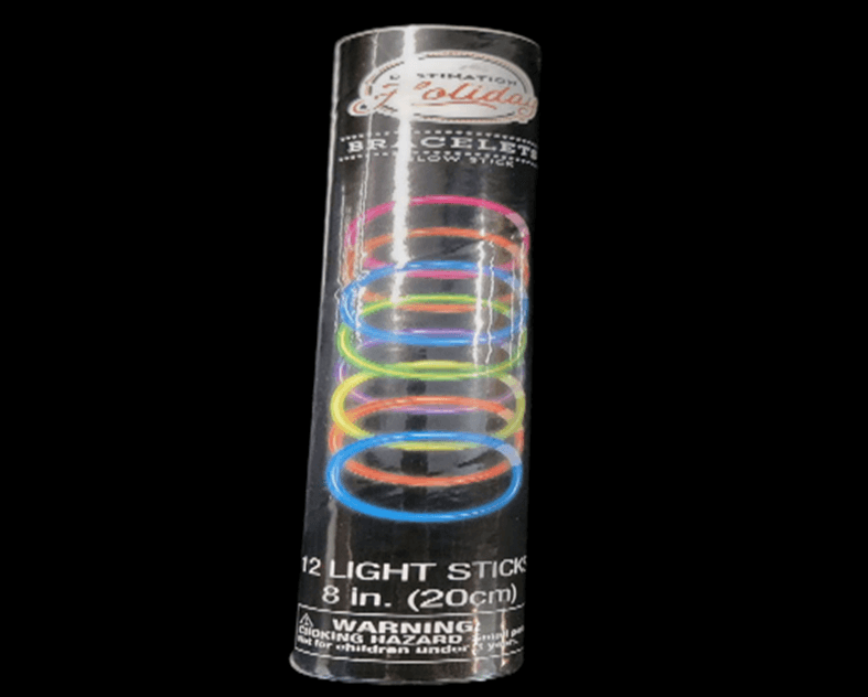 Destination Holiday Glow Light Stick Bracelets