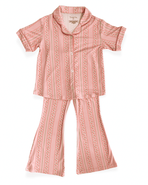 In My Jammers Button Up Flare Pajama Sets