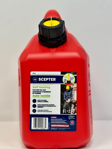 Scepter Gas and Oil Combination Fuel Containers